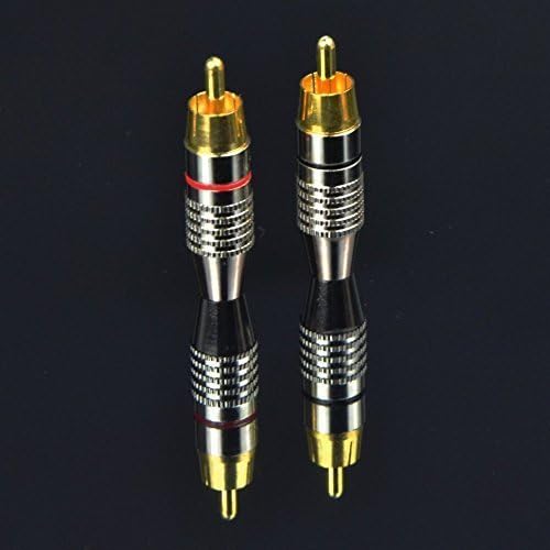 CESSRCAP CESS Single Solder Gold Male RCA Plug (Black or Red)