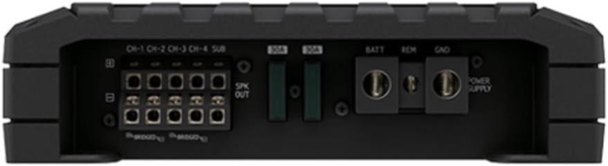 S2-A55V Alpine S-Series 5-Channel Amplifier, 40Wx4 + 200Wx1 at 4-Ohm, 60Wx4 + 300Wx1 at 2-Ohm 5ch Car Audio Amplifier