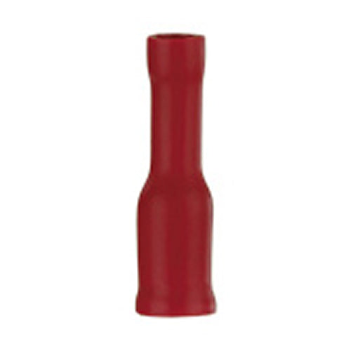 RVFB METRA Red Vinyl 22-18 Gauge .156 Female Bullet Connector (Each)