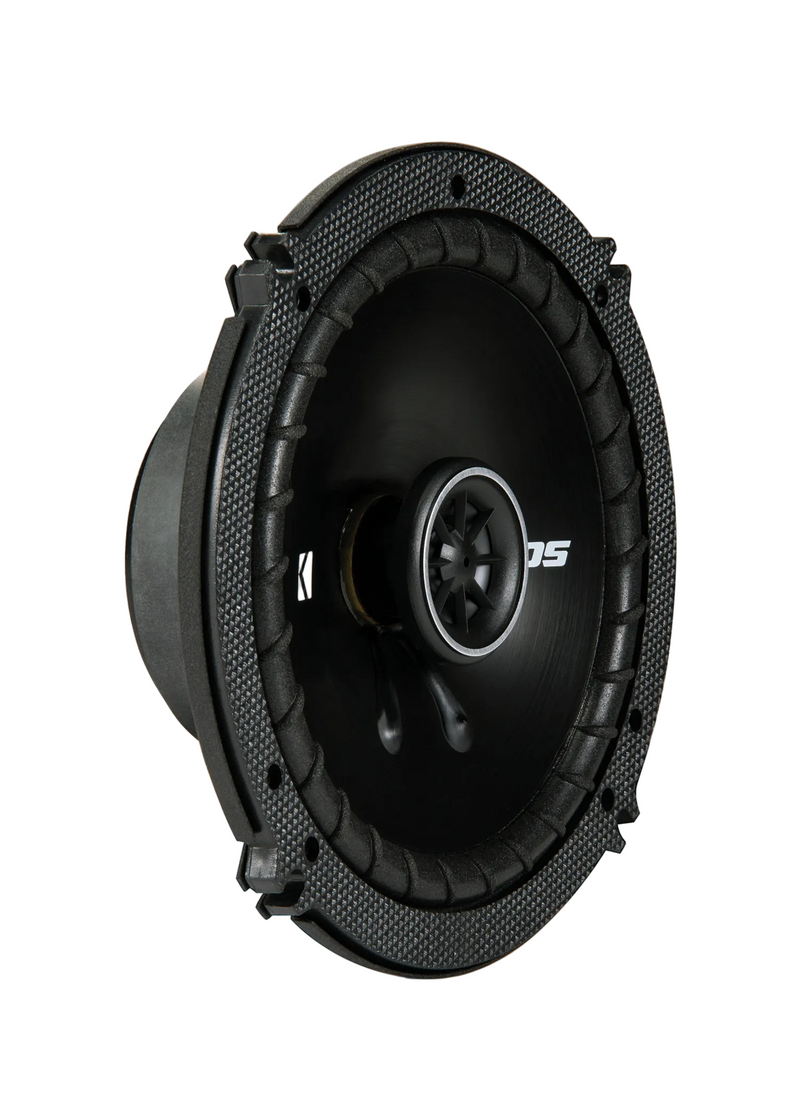 43DSC6504 KICKER DS Series 6.5" Coaxial 2 Way Speakers Factory Upgrade 60W RMS 240W Peak 4 Ohm Car Audio (Pair)