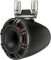 44KMTC94 KICKER KMTC9 9" Charcoal Marine Wakeboard Tower Speakers System Horn Loaded Compression Driver LED Lighted 4 Ohm (Pair) - Pro Audio Center