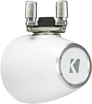 44KMTC94W KICKER KMTC9 9" White Marine Wakeboard Tower Speakers System Horn Loaded Compression Driver LED Lighted 4 Ohm (Pair) - Pro Audio Center