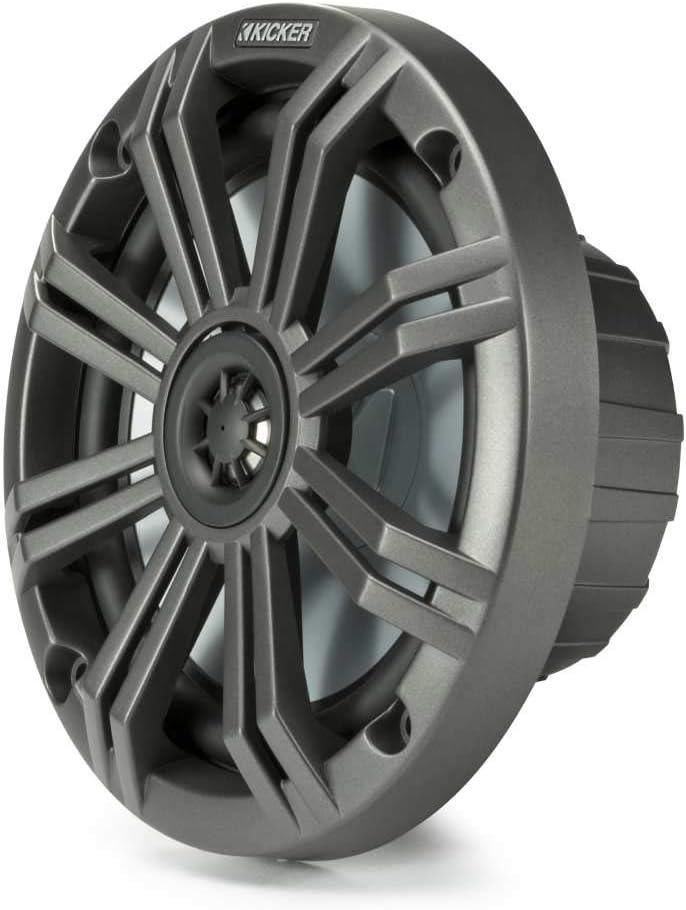45KM654 KICKER KM Series 6.5" 6 1/2 Inch Coaxial 2 Way Marine Waterproof Speakers 65W RMS 4 Ohm (Pair) - Pro Audio Center
