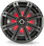 45KM84L KICKER KM Series 8" Coaxial 2 Way Marine Waterproof Speakers w/LED's KM8 150W RMS 4 Ohm (Pair) - Pro Audio Center