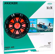 45KMF104 KICKER KM Series 10" Marine Free-Air Subwoofer Sub 175W RMS 4 Ohm SVC - Pro Audio Center
