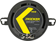 46CSC354 KICKER CS Series 3.5" Inch Coaxial 2 Way Speakers 30W RMS 90W Peak 4 Ohm Car Audio (Pair) - Pro Audio Center