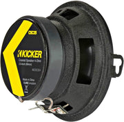 46CSC354 KICKER CS Series 3.5" Inch Coaxial 2 Way Speakers 30W RMS 90W Peak 4 Ohm Car Audio (Pair) - Pro Audio Center