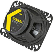 46CSC464 KICKER CS Series 4x6" Coaxial 2 Way Speakers 50W RMS 150W Peak 4 Ohm Car Audio (Pair) - Pro Audio Center