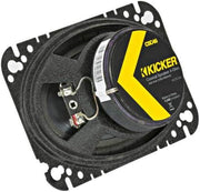 46CSC464 KICKER CS Series 4x6" Coaxial 2 Way Speakers 50W RMS 150W Peak 4 Ohm Car Audio (Pair) - Pro Audio Center