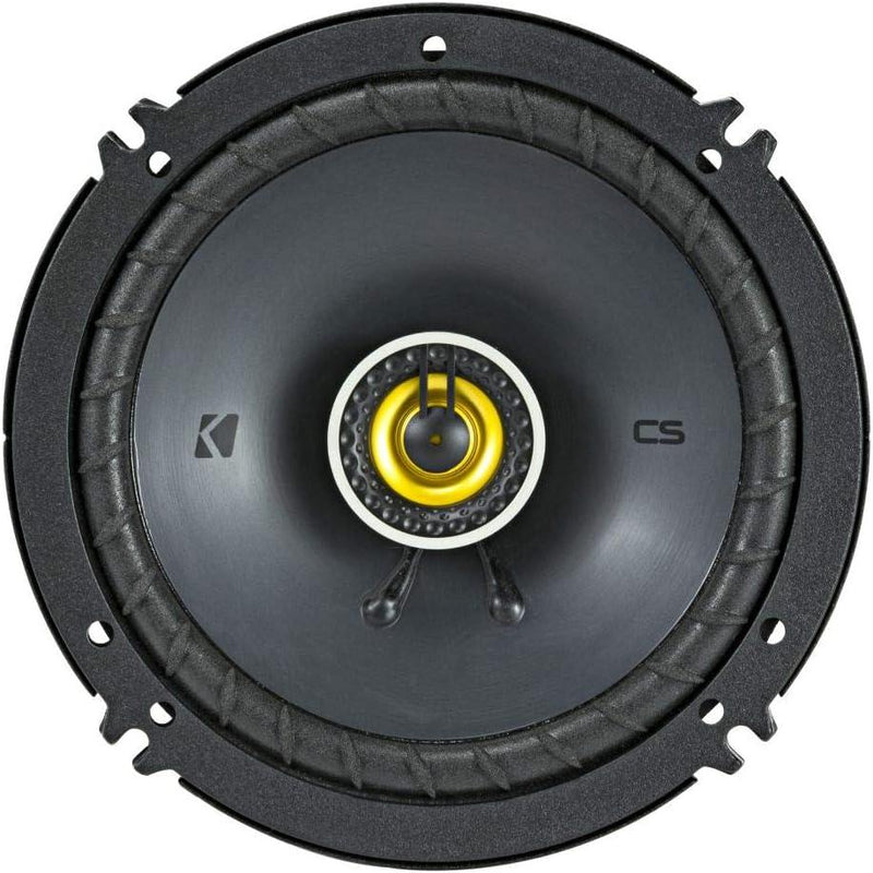 46CSC654 KICKER CS Series 6.5" 6 1/2" Coaxial 2 Way Speakers 100W RMS 300W Peak 4 Ohm Car Audio (Pair) - Pro Audio Center