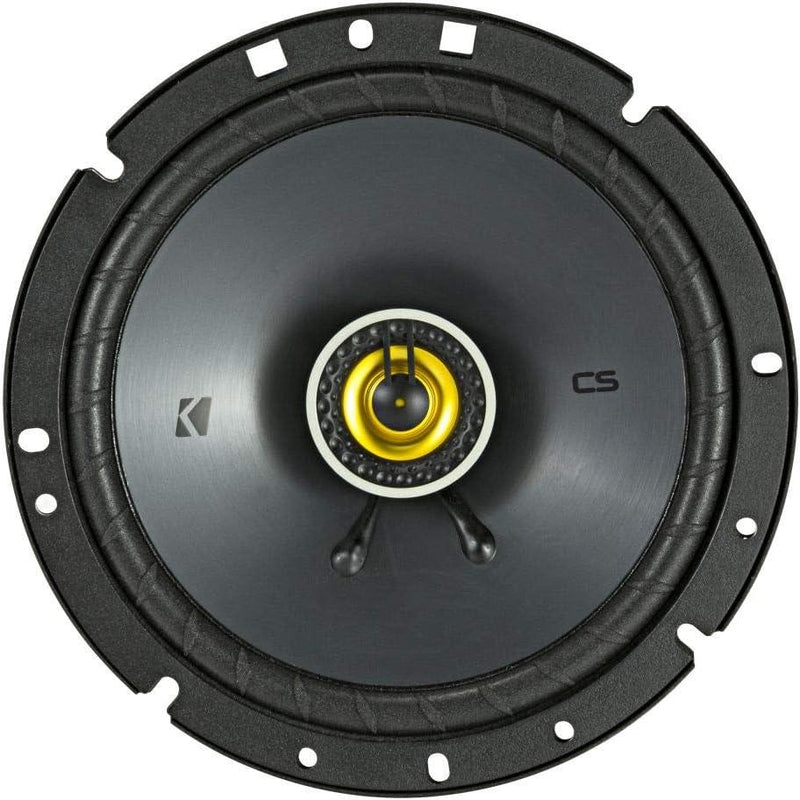 46CSC674 KICKER CS Series 6.75" 6 3/4" Coaxial 2 Way Speakers 100W RMS 300W Peak 4 Ohm Car Audio (Pair) - Pro Audio Center