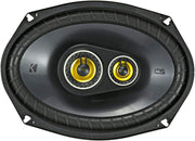 46CSC6934 KICKER CS Series 6x9" Coaxial 3 Way Speakers 150W RMS 450W Peak 4 Ohm Car Audio (Pair) - Pro Audio Center