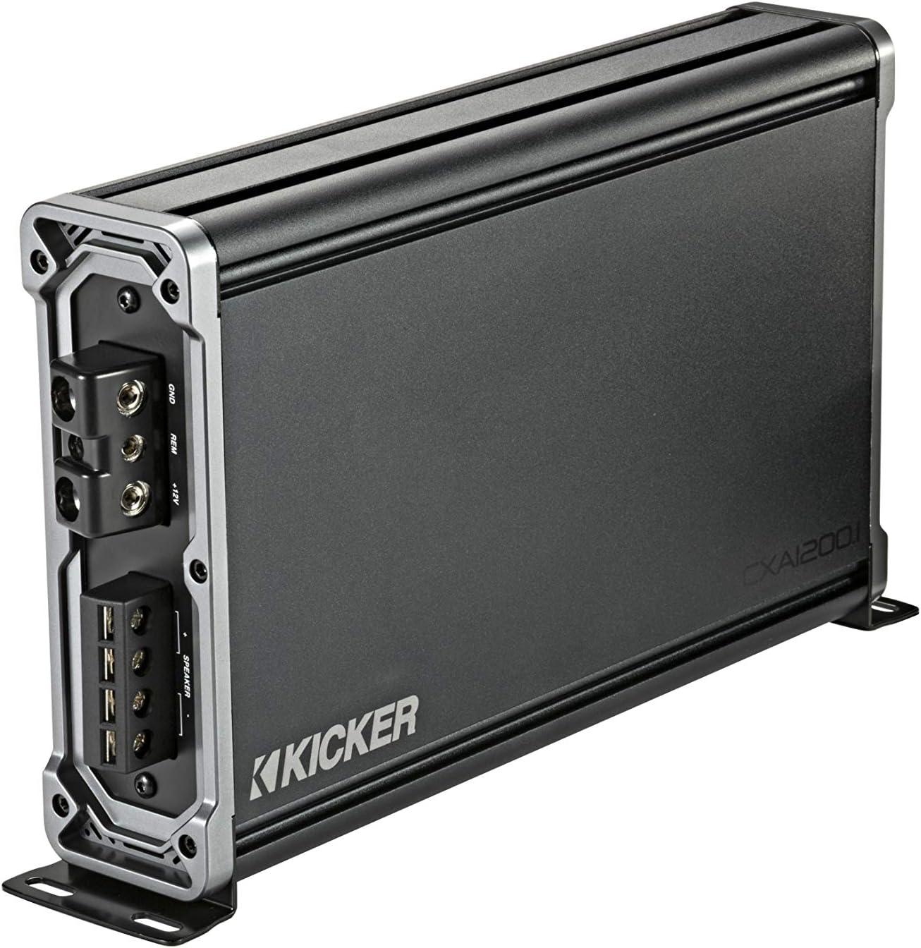 KICKER CXA1200.1 1200W Mono Class D Subwoofer Amplifier — Pro
