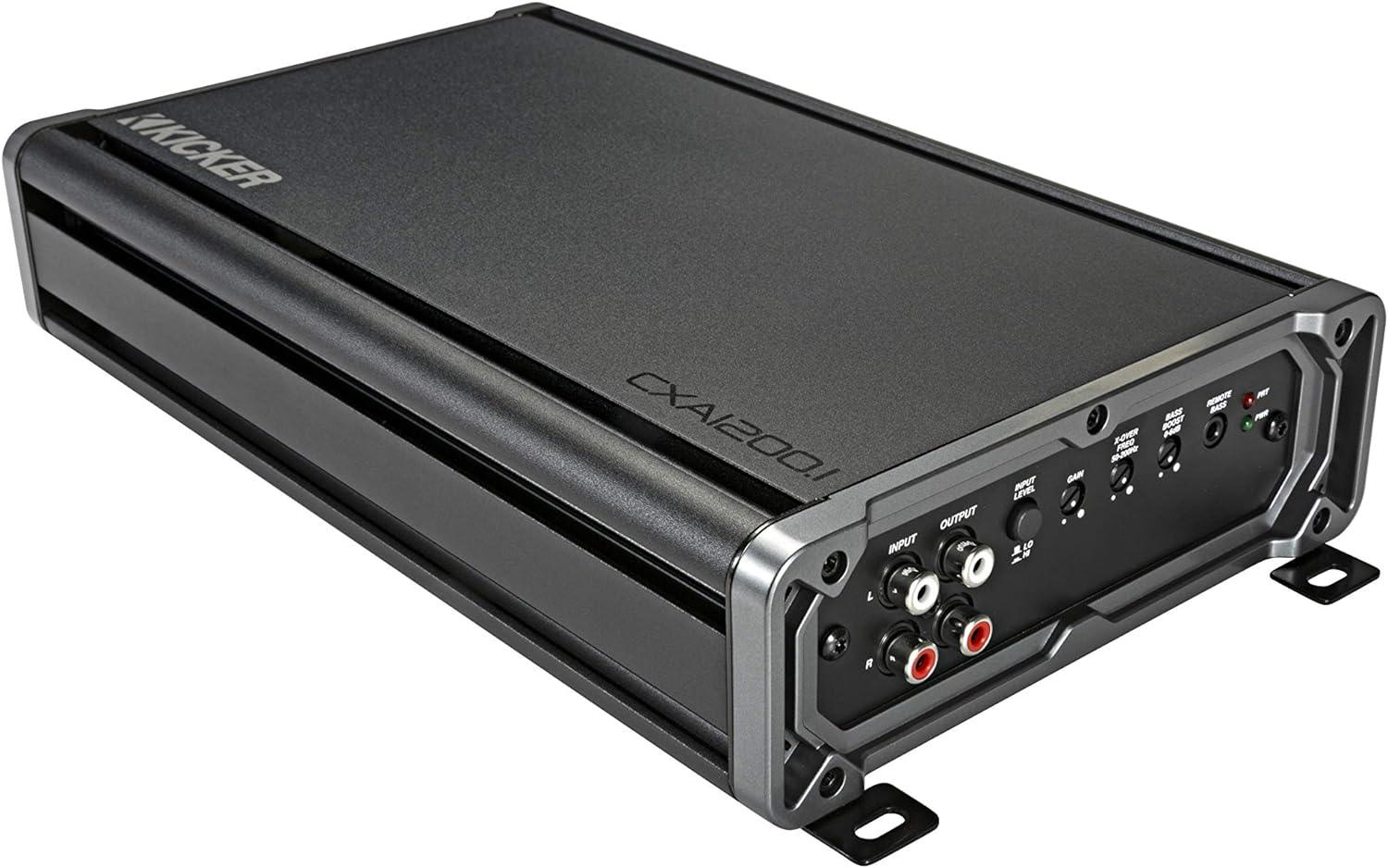 KICKER CXA1200.1 1200W Mono Class D Subwoofer Amplifier — Pro