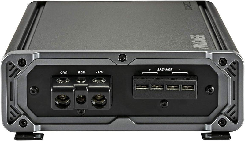 46CXA12001T KICKER CXA1200.1 1200 Watt RMS Mono Class D Car Audio Subwoofer Amplifier 2400W Peak 1 Ohm Stable - Pro Audio Center
