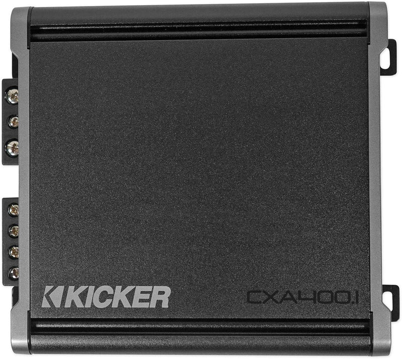 46CXA4001T KICKER CXA400.1 400 Watt RMS Mono Class D Car Audio Subwoofer Amplifier 800W Peak 1 Ohm Stable - Pro Audio Center