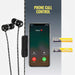 46EB94 KICKER Wired Earbuds in-Ear Noise-Isolating Earphones Silicone Ear Tips 3 Sizes in-Line Mic and Multi-Function Button - Pro Audio Center