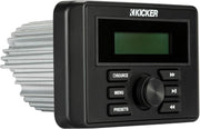 46KMC3 KICKER Marine Media Center Receiver w/Bluetooth/AM/FM/USB/AUX Input - Pro Audio Center