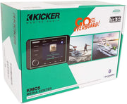 46KMC5 KICKER Premium Marine Media Center Receiver w/Bluetooth/AM/FM/Sirius XM Ready/Weather-Band Tuner/Video Input/NMEA - Pro Audio Center