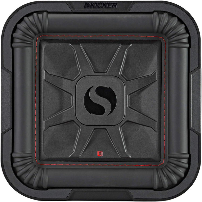 46L7T102 KICKER 10" L7T Thin Solo-Baric Square Subwoofer Sub 500W RMS 2 Ohm DVC - Pro Audio Center