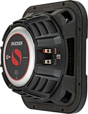 46L7T102 KICKER 10" L7T Thin Solo-Baric Square Subwoofer Sub 500W RMS 2 Ohm DVC - Pro Audio Center
