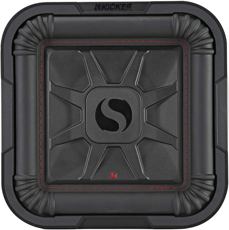 46L7T104 KICKER 10" L7T Thin Solo-Baric Square Subwoofer Sub 500W RMS 4 Ohm DVC - Pro Audio Center