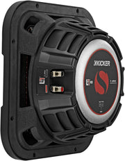 46L7T104 KICKER 10" L7T Thin Solo-Baric Square Subwoofer Sub 500W RMS 4 Ohm DVC - Pro Audio Center