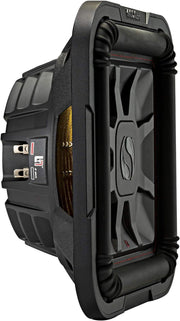 46L7T124 KICKER 12" L7T Thin Solo-Baric Square Subwoofer Sub 600W RMS 4 Ohm DVC - Pro Audio Center