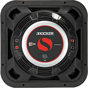 46L7T124 KICKER 12" L7T Thin Solo-Baric Square Subwoofer Sub 600W RMS 4 Ohm DVC - Pro Audio Center