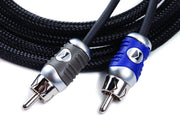 46QI21 KICKER Q-Series 2-Channel RCA Interconnects, 1.0 Meter - Pro Audio Center