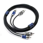 46QI22 KICKER Q-Series 2-Channel RCA Interconnects, 2.0 Meter - Pro Audio Center