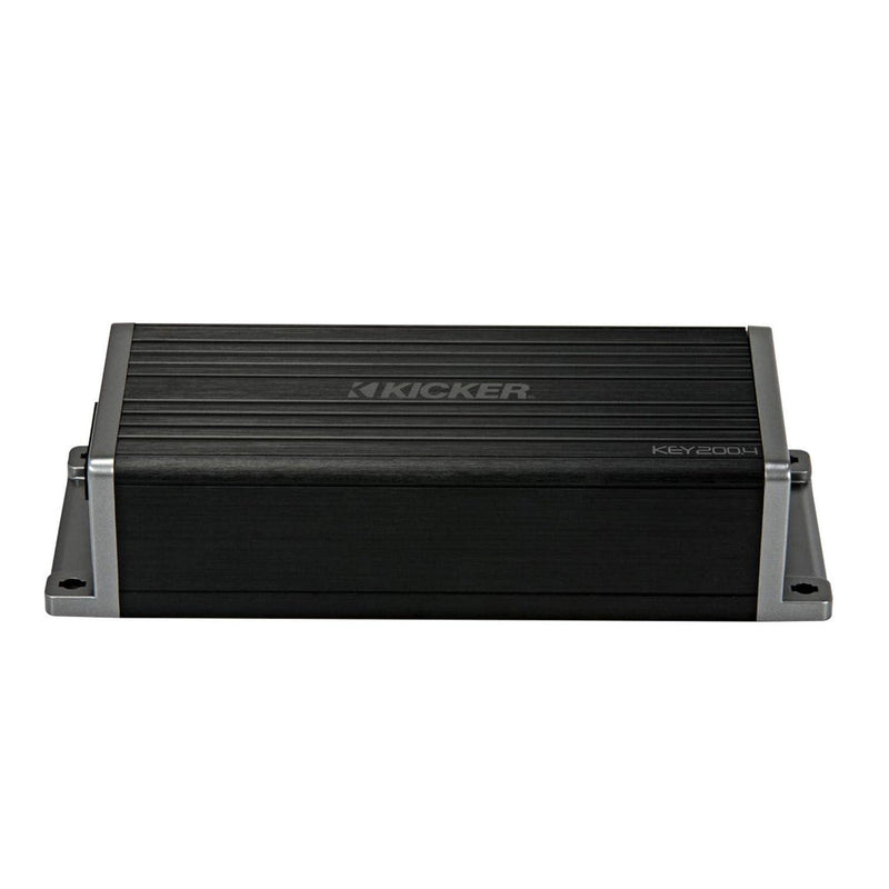 47KEY2004 KICKER KEY200.4 200W RMS 50x4 4-Channel Car Audio Amplifier w/Auto-EQ/Processor (Smart Amp) - Pro Audio Center