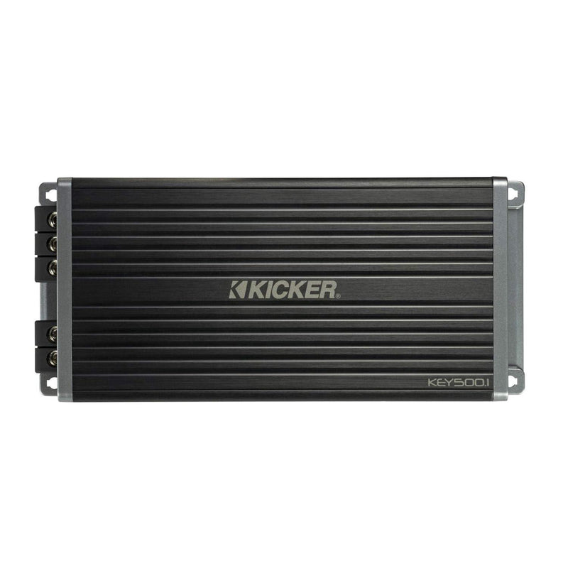 47KEY5001 KICKER KEY500.1 500W Mono Subwoofer Car Audio Amplifier w/Auto-EQ/Processor (Smart Amp) - Pro Audio Center