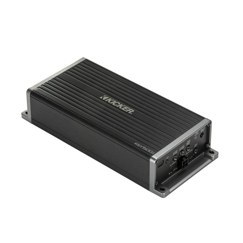 47KEY5001 KICKER KEY500.1 500W Mono Subwoofer Car Audio Amplifier w/Auto-EQ/Processor (Smart Amp) - Pro Audio Center