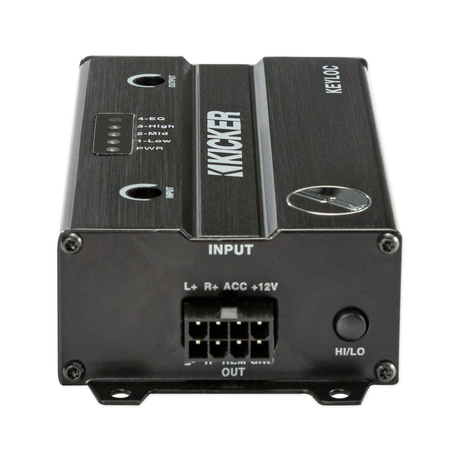47KEYLOC KICKER KEYLOC Smart DSP Powered Line-Out Converter 2 Channel ...