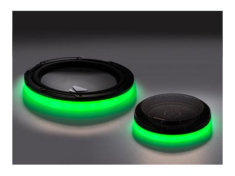 47KLSR10 KICKER 10" Weather Proof RGB LED Lighted Speaker Ring for Subwoofer Subs (Single) - Pro Audio Center