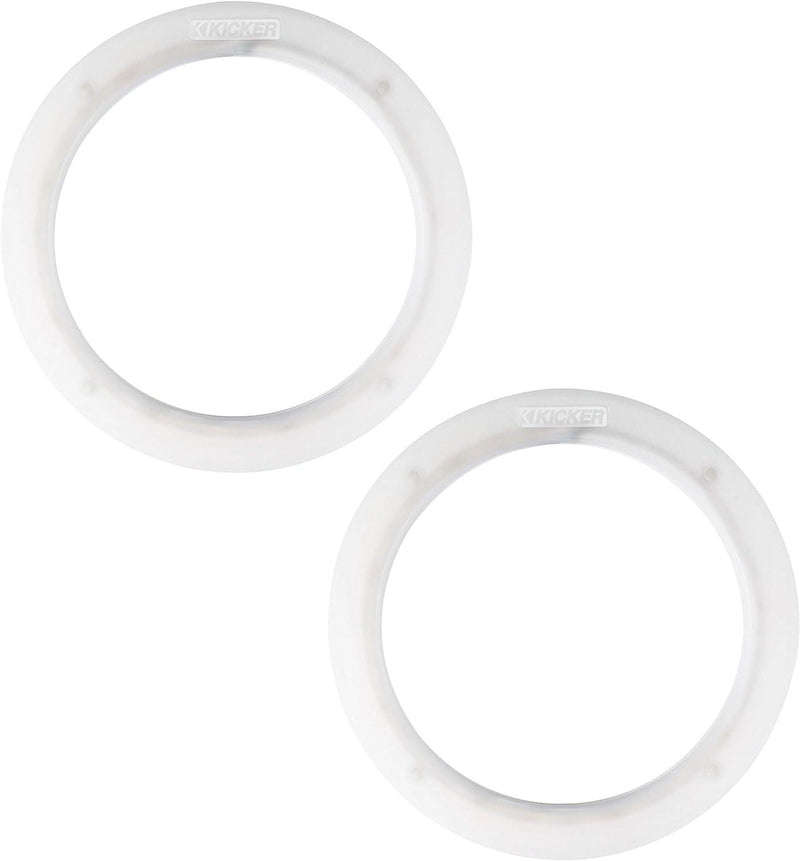47KLSR65 KICKER 6.5" Weather Proof RGB LED Lighted Speaker Rings for KM65 Marine Coax Speakers (Pair) - Pro Audio Center