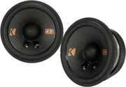 47KSC2704 KICKER KS Series 2.75" Inch Mid Range Mid/Tweeter Speakers 50W RMS 4 Ohm Car Audio (Pair) - Pro Audio Center