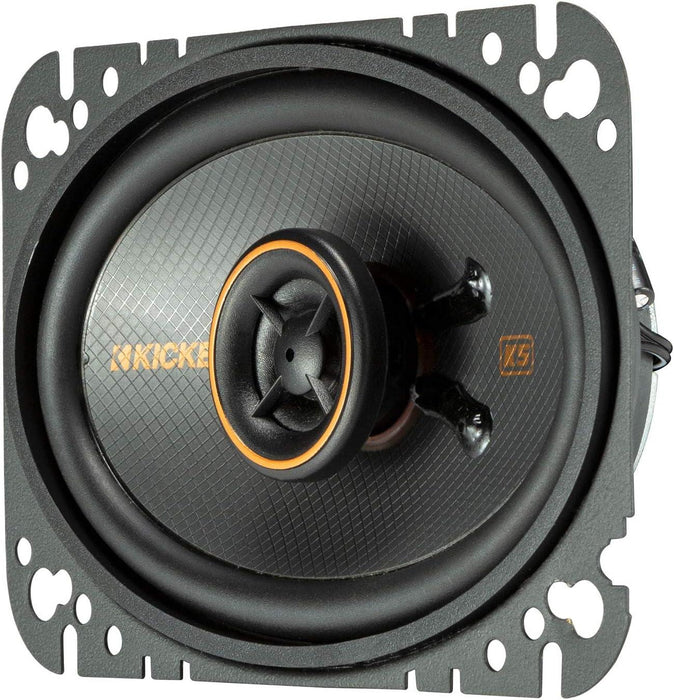 47KSC4604 KICKER KS Series 4x6 Inch Coaxial 2 Way Speakers 75W RMS 4 Ohm Car Audio (Pair) - Pro Audio Center