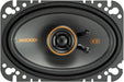 47KSC4604 KICKER KS Series 4x6 Inch Coaxial 2 Way Speakers 75W RMS 4 Ohm Car Audio (Pair) - Pro Audio Center