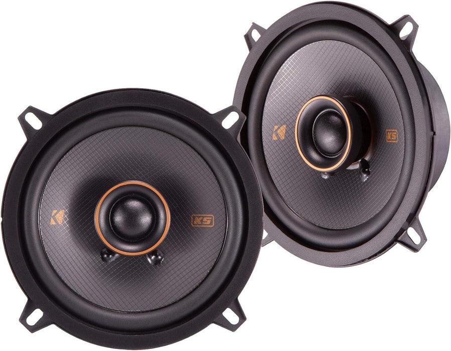 47KSC504 KICKER KS Series 5.25" 5 1/4 Inch Coaxial 2 Way Speakers 75W RMS 4 Ohm Car Audio (Pair) - Pro Audio Center