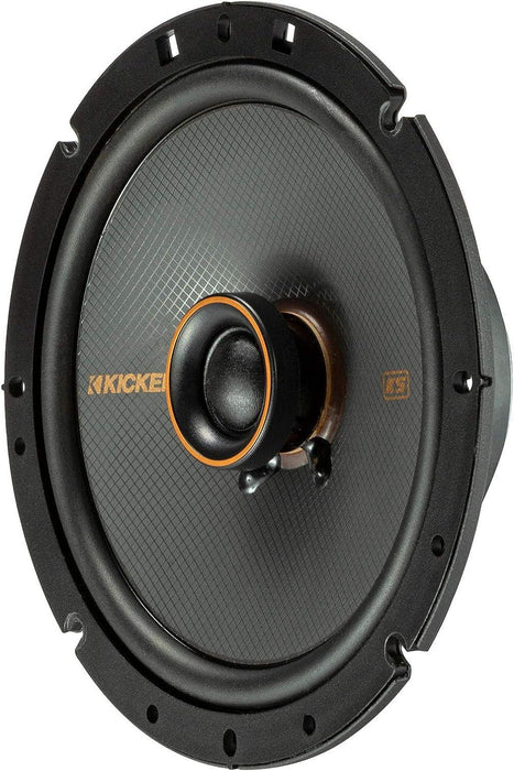 47KSC6704 KICKER KS Series 6.75" 6 3/4 Inch Coaxial 2 Way Speakers 100W RMS 4 Ohm Car Audio (Pair) - Pro Audio Center