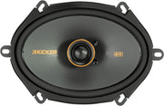 47KSC6804 KICKER KS Series 6x8 Inch Coaxial 2 Way Speakers 75W RMS 4 Ohm Car Audio (Pair) - Pro Audio Center