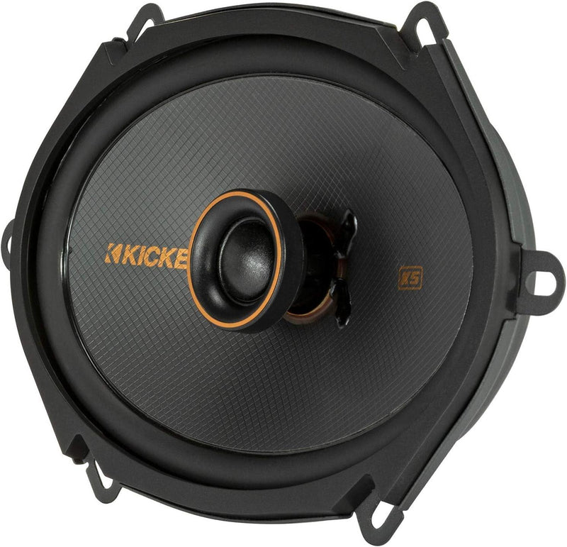 47KSC6804 KICKER KS Series 6x8 Inch Coaxial 2 Way Speakers 75W RMS 4 Ohm Car Audio (Pair) - Pro Audio Center