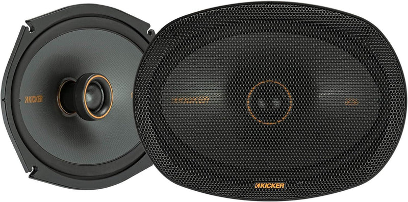 47KSC6904 KICKER KS Series 6x9 Inch Coaxial 2 Way Speakers 150W RMS 4 Ohm Car Audio (Pair) - Pro Audio Center