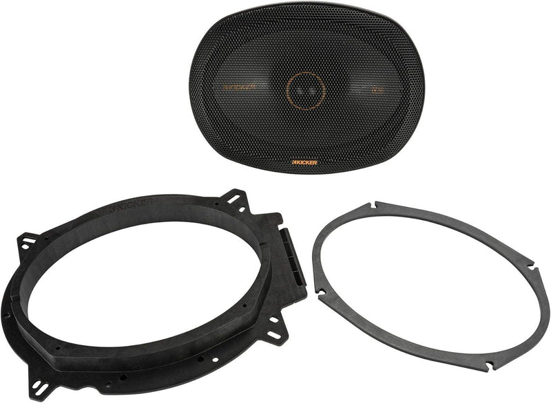 47KSC6904 KICKER KS Series 6x9 Inch Coaxial 2 Way Speakers 150W RMS 4 Ohm Car Audio (Pair) - Pro Audio Center