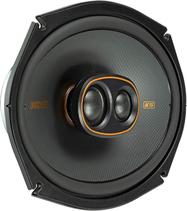 47KSC69304 KICKER KS Series 6x9 Inch Triaxial 3 Way Coaxial Speakers 150W RMS 4 Ohm Car Audio (Pair) - Pro Audio Center