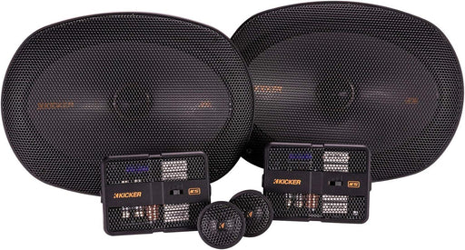 47KSS6904 KICKER KS Series 6x9 Inch Component Speakers 1" Inch Tweeters 150W RMS Car Audio 4 Ohm (Pair) - Pro Audio Center