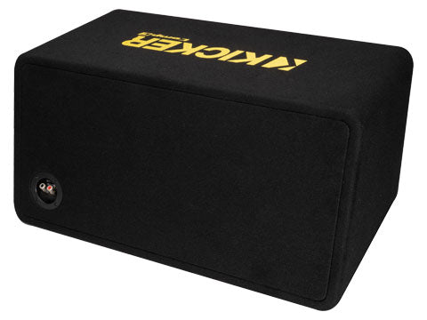 50DCWC102 KICKER 10" CompC Subwoofer Dual Loaded Enclosure Ported 500W RMS 2 Ohm
