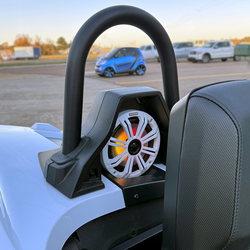 170-SS-B65U SSV Works 2015-2024 Polaris Slingshot Behind the Head 6.5" Speaker Pods (Unloaded)